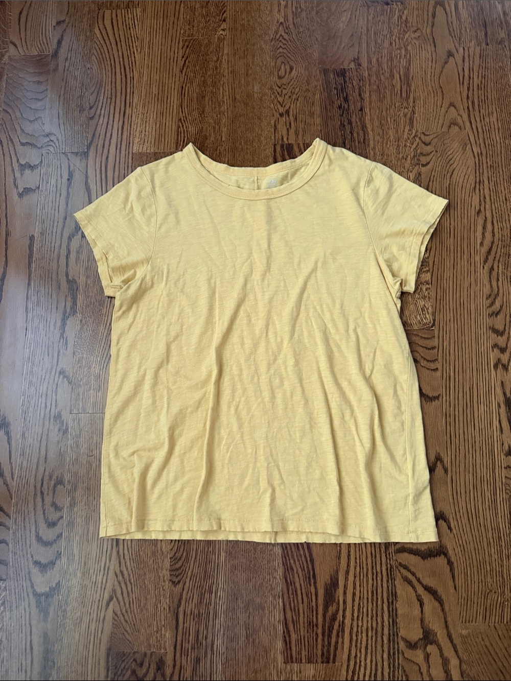 Aerie Women’s Short Sleeve Crewneck Tee - Yellow large